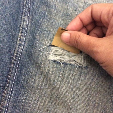 How to DIY Ripped Jean?